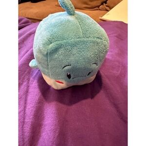 SeaWorld Whale Plush Toy Kids Small Blue Good Stackable Embroidered Marine Life